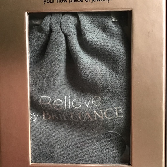 BRILLIANCE 14K GOLD FLASH PLATED CRYSTAL LARIAT BRACELET NWT - Picture 13 of 14